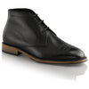 Ghete piele naturală - Chukka - Negru