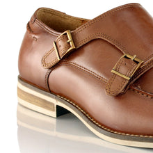 Pantofi barbatesti din piele - Vintage Double Monk