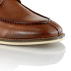 Pantofi barbatesti din piele - Stil de Bucovina - Maro Cognac
