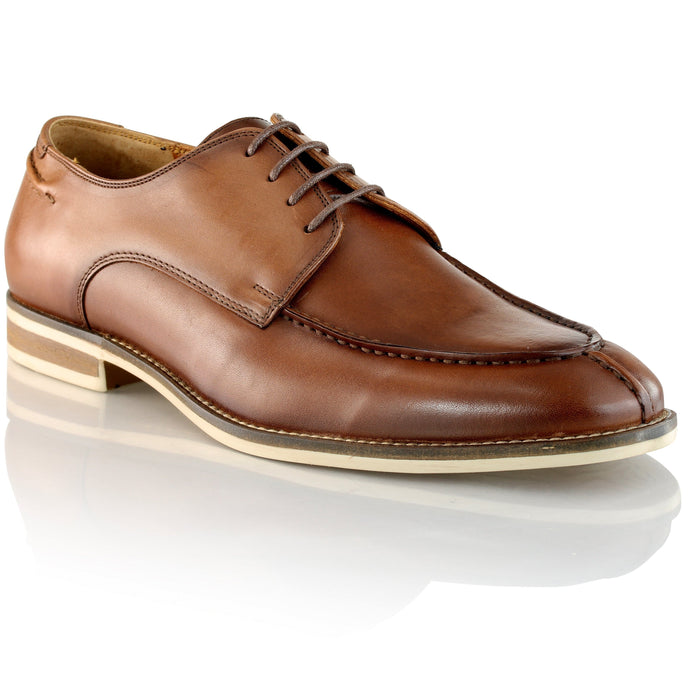 Pantofi barbatesti din piele - Stil de Bucovina - Maro Cognac