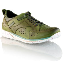 Pantofi barbatesti din piele - Sport DeLuxe - Kaki