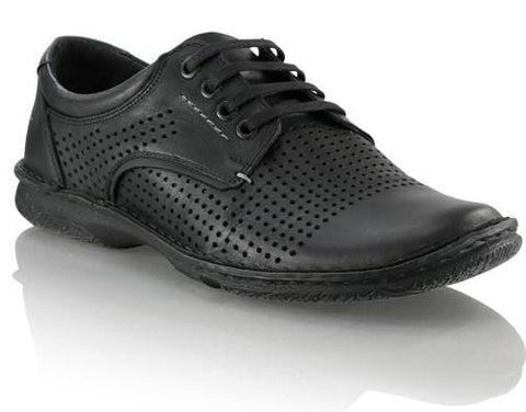 Pantofi barbatesti din piele - V Confort - Negru