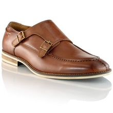 Pantofi barbatesti din piele - Vintage Double Monk