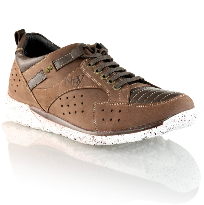 Pantofi barbatesti din piele - Sport DeLuxe - Maro