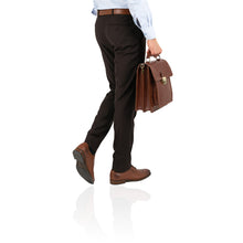 Pantaloni eleganti Confex  -  Maro închis