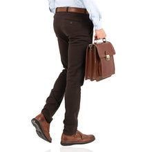 Pantaloni casual bărbați Confex - Maro