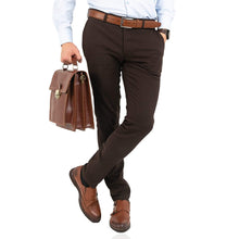 Pantaloni casual bărbați Confex - Maro