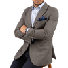 Sacou Confex Ferdinand - Bej pepit cu gri
