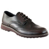 Pantofi barbatesti din piele -  Ortopedic Brogue - Maro Ciocolata