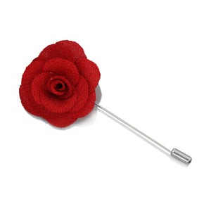 Pin Rever Floare Rosie