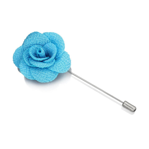 Pin Rever Floare Bleu