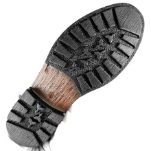 Ghete piele naturală - Gary Vintage PLUS  - Bleumarin