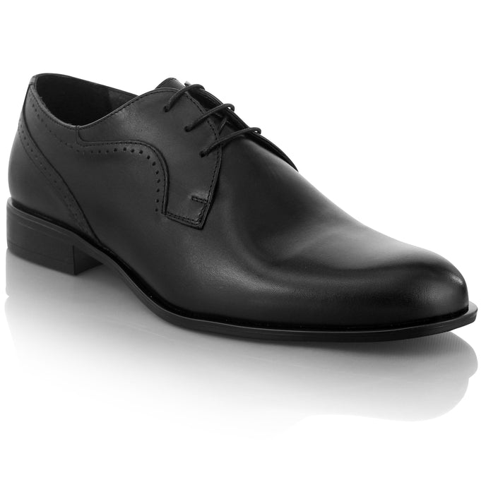 Pantofi barbatesti din piele - Bot de Delfin - Negru