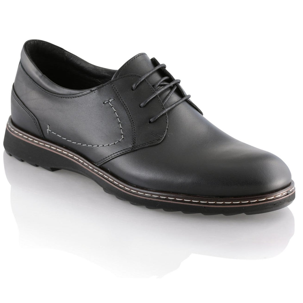 Pantofi barbatesti din piele -  Dragomir - Negru
