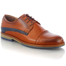 Pantofi barbatesti din piele - Casual Friday - Maro Cognac